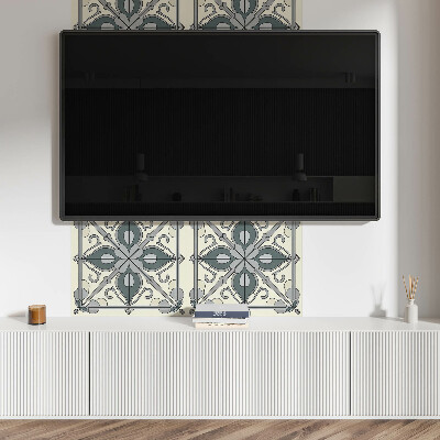 Panou decorativ bucatarie Motiv floral cu detalii decorative
