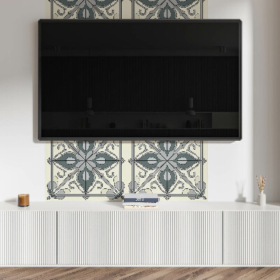 Panou decorativ bucatarie Motiv floral cu detalii decorative
