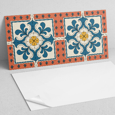 Panou decorativ bucatarie Motiv floral în stil popular