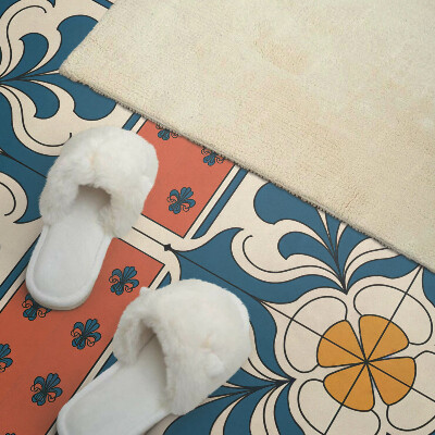 Panou decorativ bucatarie Motiv floral în stil popular