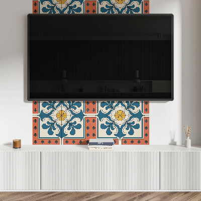 Panou decorativ bucatarie Motiv floral în stil popular