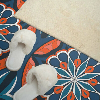 Panou decorativ bucatarie Mandala cu model de frunze