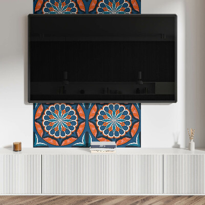 Panou decorativ bucatarie Mandala cu model de frunze