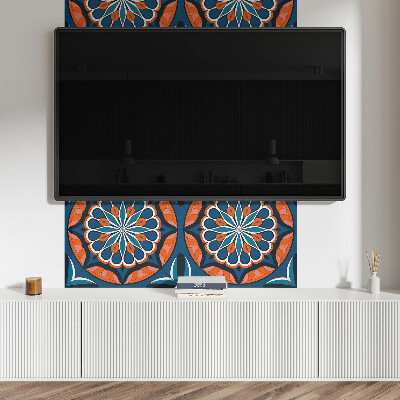 Panou decorativ bucatarie Mandala cu model de frunze