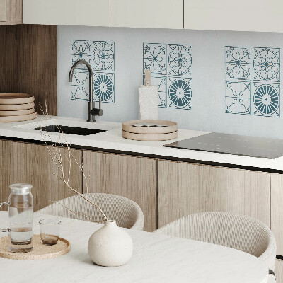 Panou decorativ perete dreptunghiular Modele cu gresie într-un stil geometric