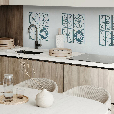 Panou decorativ perete dreptunghiular Modele cu gresie într-un stil geometric