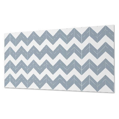 Panou decorativ perete dreptunghiular Design în dungi în zig-zag