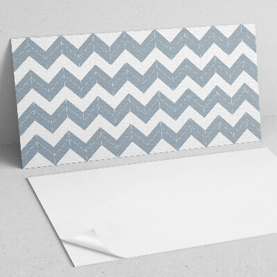 Panou decorativ perete dreptunghiular Design în dungi în zig-zag