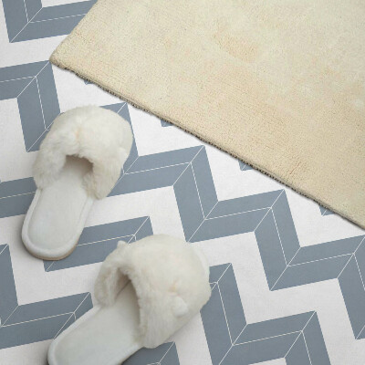 Panou decorativ perete dreptunghiular Design în dungi în zig-zag