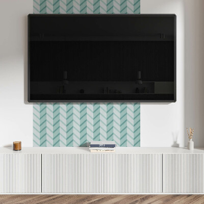 Panou decorativ dreptunghiular Motiv în dungi în zig-zag