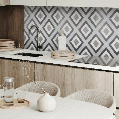 Panou decorativ bucatarie Model geometric romb