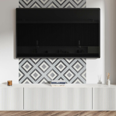 Panou decorativ bucatarie Model geometric romb