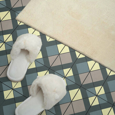 Panou decorativ dreptunghiular Model geometric în carouri