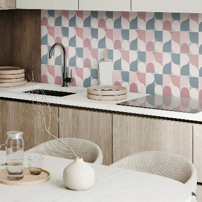 Panou decorativ bucatarie Model geometric într-un stil abstract