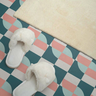 Panou decorativ perete dreptunghiular Motiv geometric în carouri