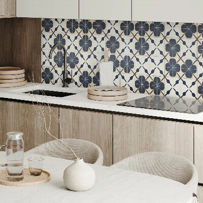 Panou decorativ dreptunghiular Motiv floral pe un fundal simplu