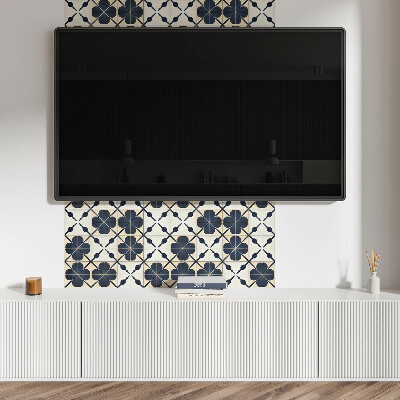 Panou decorativ dreptunghiular Motiv floral pe un fundal simplu
