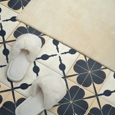 Panou decorativ dreptunghiular Motiv floral pe un fundal simplu