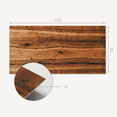 Panou decorativ perete dreptunghiular Model inspirat din lemn