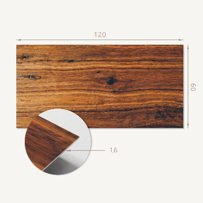 Panou decorativ dreptunghiular Lemn în stil natural