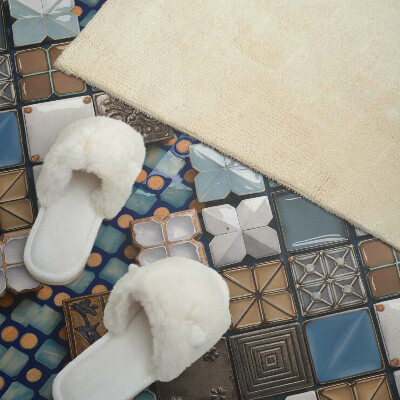 Panou decorativ dreptunghiular Motive de plăci ceramice