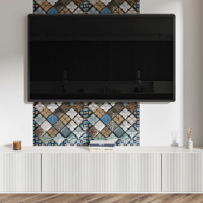 Panou decorativ dreptunghiular Motive de plăci ceramice