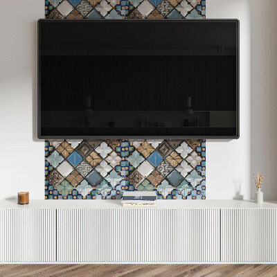 Panou decorativ dreptunghiular Motive de plăci ceramice