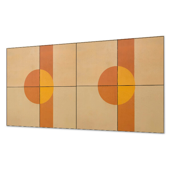Panou decorativ bucatarie Motiv cu forme geometrice moderne