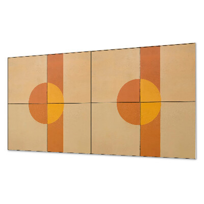 Panou decorativ bucatarie Motiv cu forme geometrice moderne