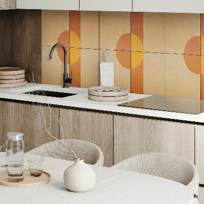Panou decorativ bucatarie Motiv cu forme geometrice moderne