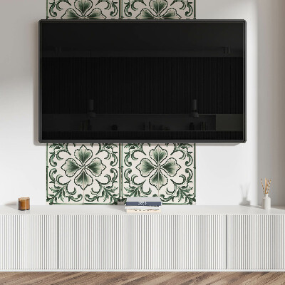 Panou decorativ dreptunghiular Motiv cu frunze ?i inimioare