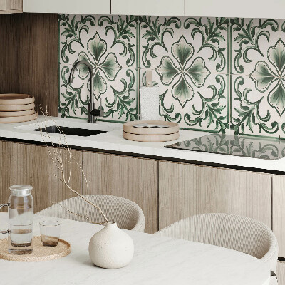 Panou decorativ dreptunghiular Motiv cu frunze ?i inimioare