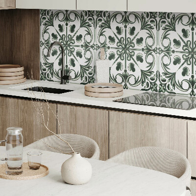 Panou decorativ perete dreptunghiular Un model de plantă sub formă de ?iglă