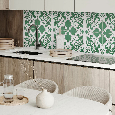 Panou decorativ bucatarie Un motiv vegetal cu detalii decorative