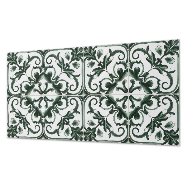 Panou decorativ perete dreptunghiular Planta?i pătrate într-un stil geometric
