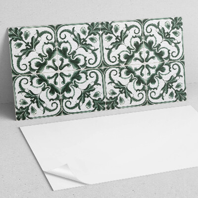Panou decorativ perete dreptunghiular Planta?i pătrate într-un stil geometric
