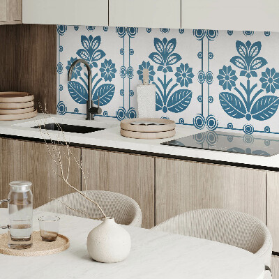 Panou decorativ perete dreptunghiular Motiv decorativ floral