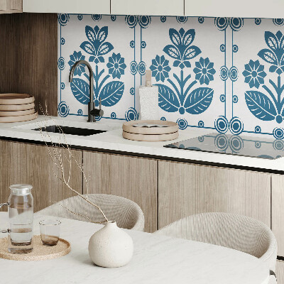 Panou decorativ perete dreptunghiular Motiv decorativ floral