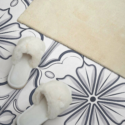Panou decorativ dreptunghiular Motiv floral pe faianta
