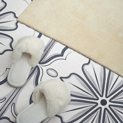 Panou decorativ dreptunghiular Motiv floral pe faianta