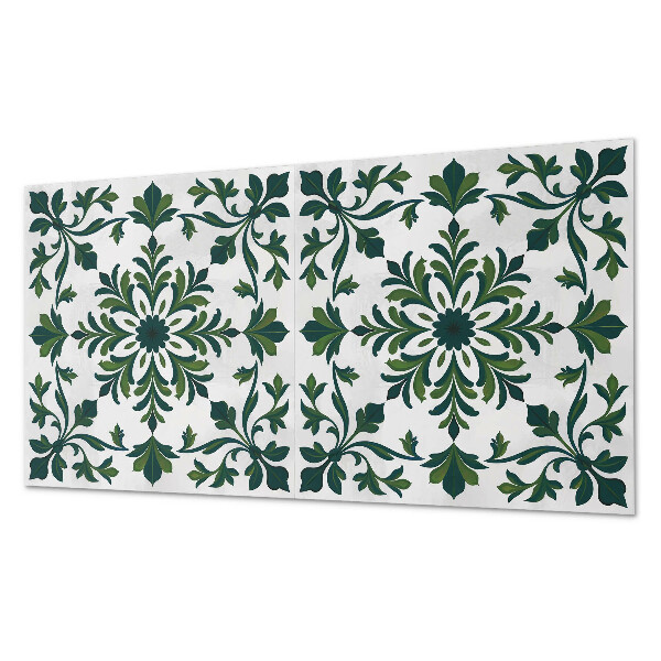 Panou decorativ perete dreptunghiular Model de plante cu detalii decorative