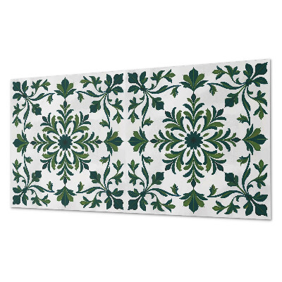 Panou decorativ perete dreptunghiular Model de plante cu detalii decorative