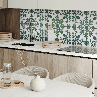 Panou decorativ perete dreptunghiular Model de plante cu detalii decorative