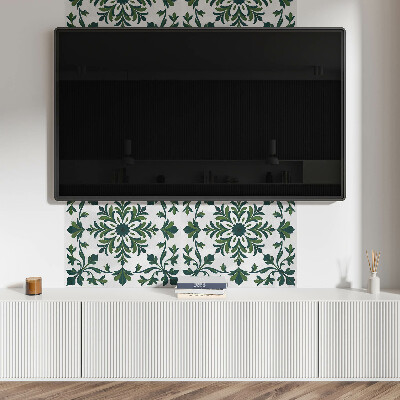 Panou decorativ perete dreptunghiular Model de plante cu detalii decorative