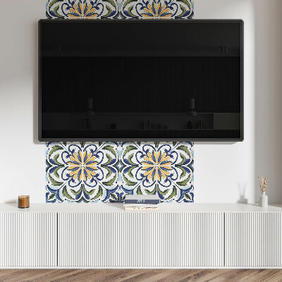 Panou decorativ bucatarie Un motiv vegetal cu accente florale