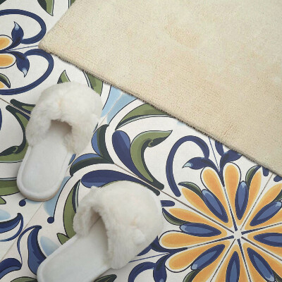 Panou decorativ bucatarie Un motiv vegetal cu accente florale