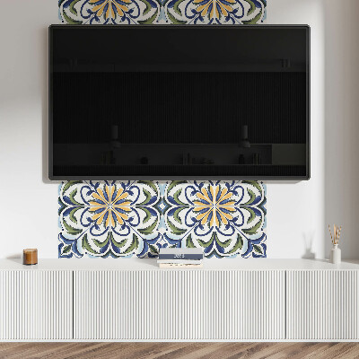 Panou decorativ bucatarie Un motiv vegetal cu accente florale