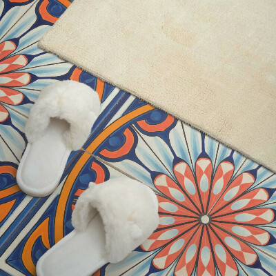 Panou decorativ bucatarie Motiv floral cu detalii subtile