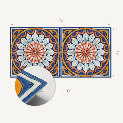 Panou decorativ bucatarie Motiv floral cu detalii subtile