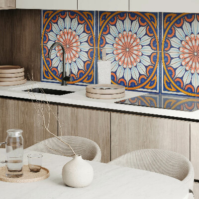Panou decorativ bucatarie Motiv floral cu detalii subtile